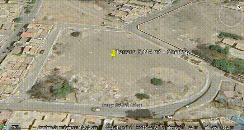 CHANCAY - Venta de Terreno 7,414 m² - US $ 450 x m²